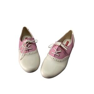 B.A.I.T. Footwear Lady Cream Pink saddle oxford | SIZE 11